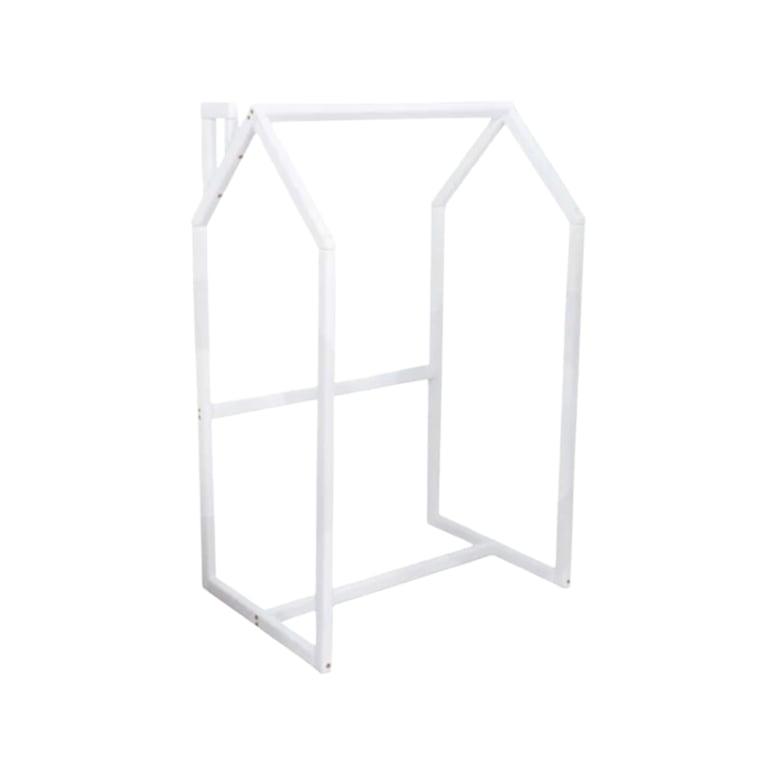 Montessori BusyWood Kids Clothing Rack White