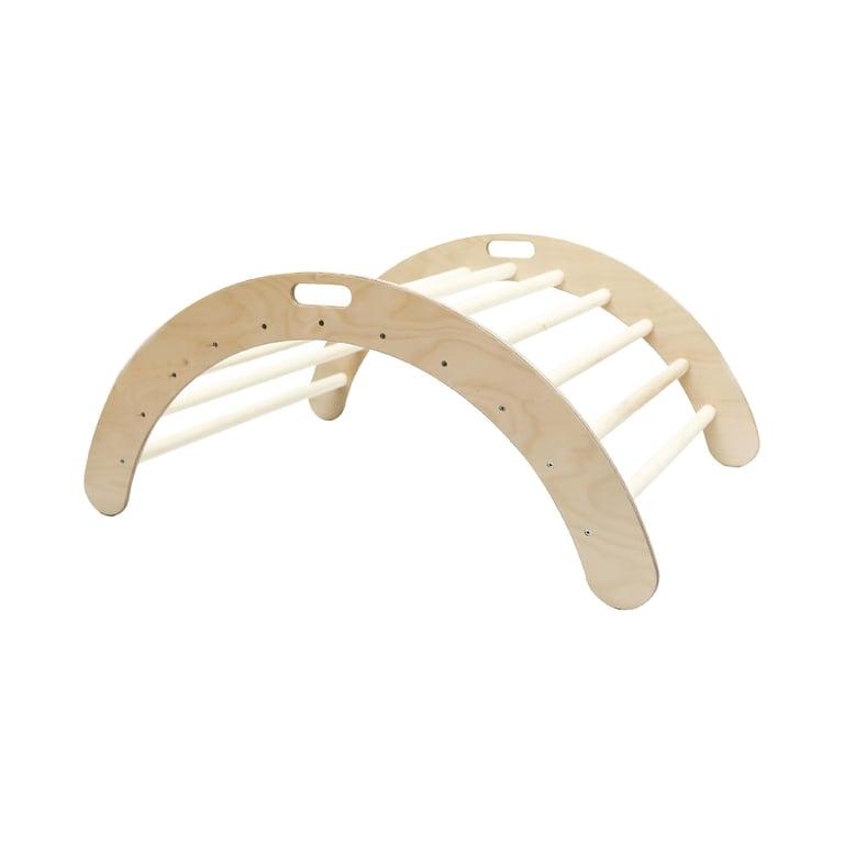 Montessori Sweet Home From Wood Climbing Arch Without Ramp