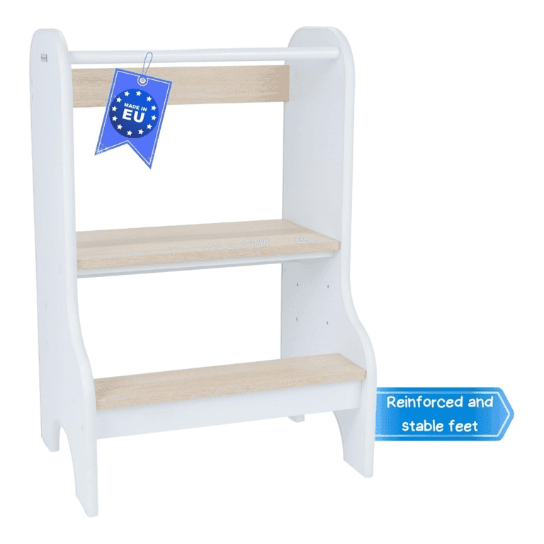 Montessori Love Gifts Double Toddler Tower White/Brown
