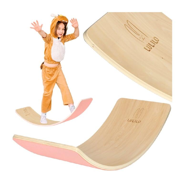 Montessori Lulilo Felt Balance Board Ajlo Pink