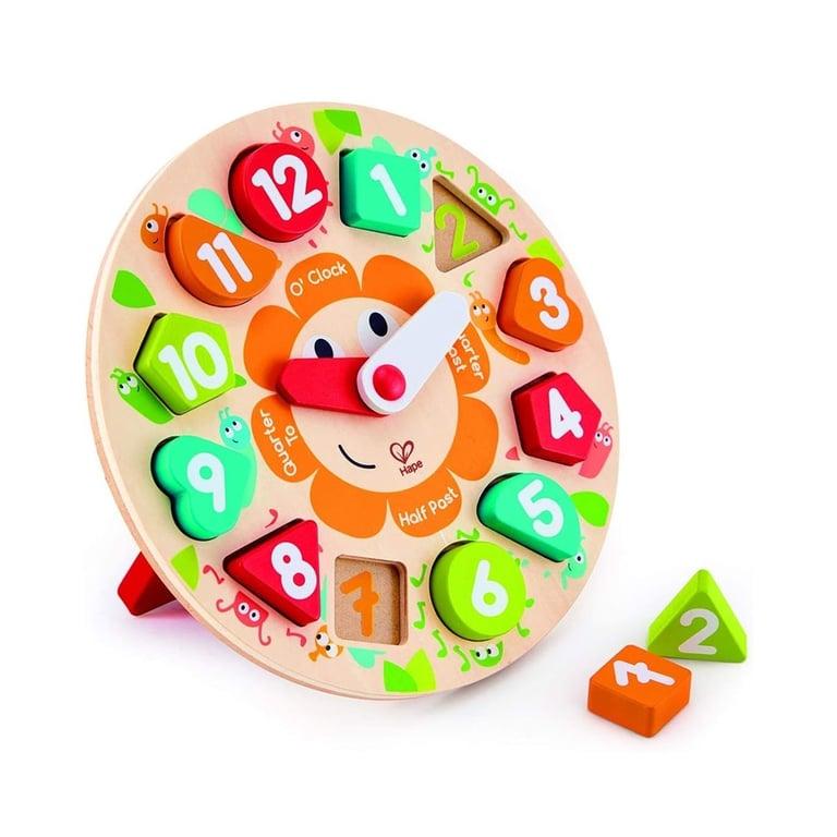 Montessori Hape Chunky Clock Puzzle