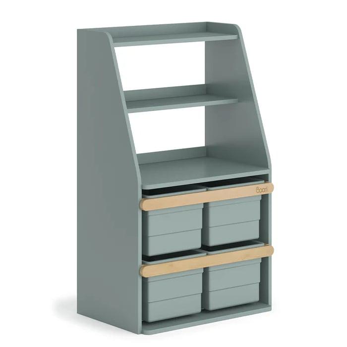 Montessori Boori Tidy Integrated Storage Unit Blueberry and Almond